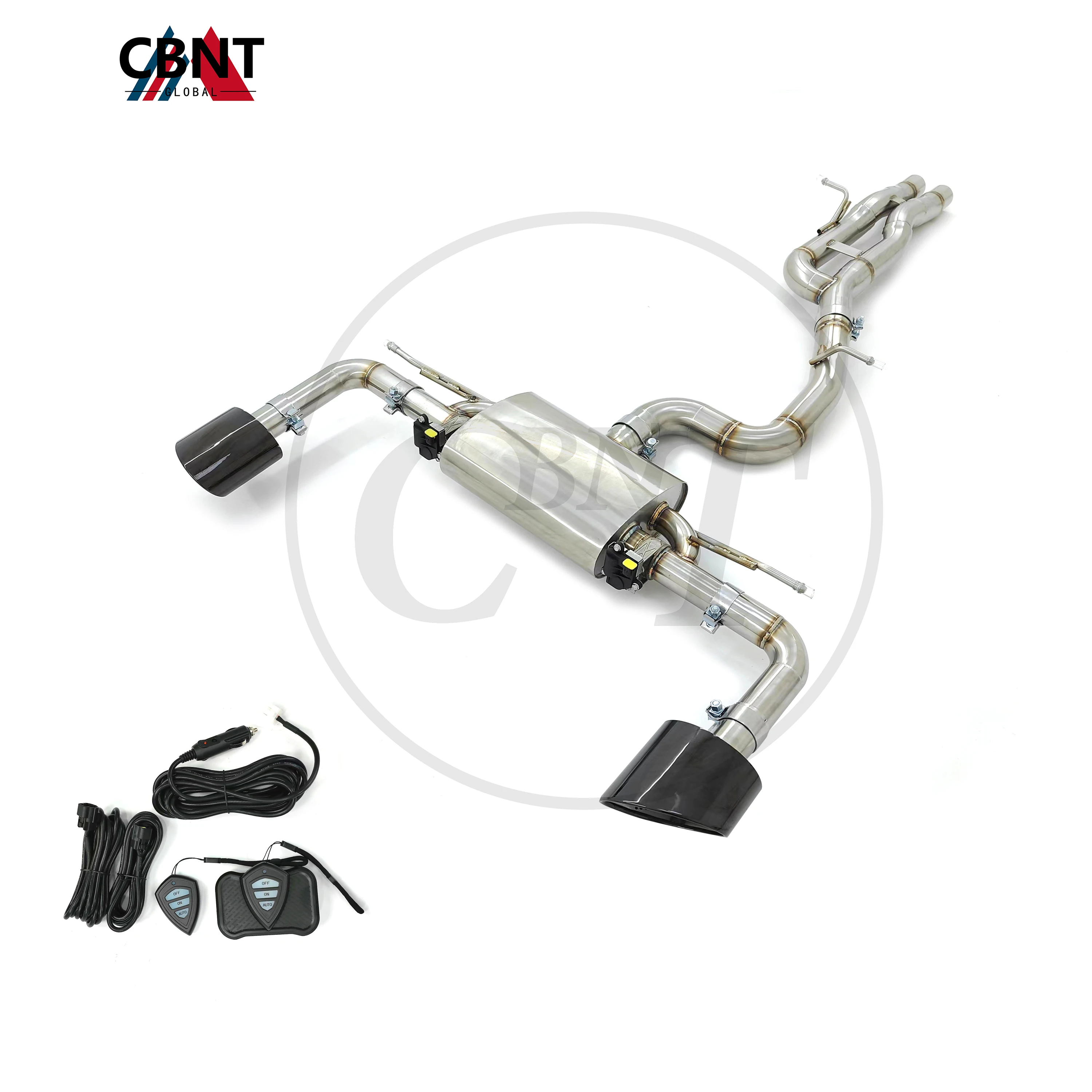 

CBNT for Audi RS3 TTRS 2.5T Valved Exhaust-pipe Catback High Performance SS304 Stainless Steel Exhaust system with Valve Muffler