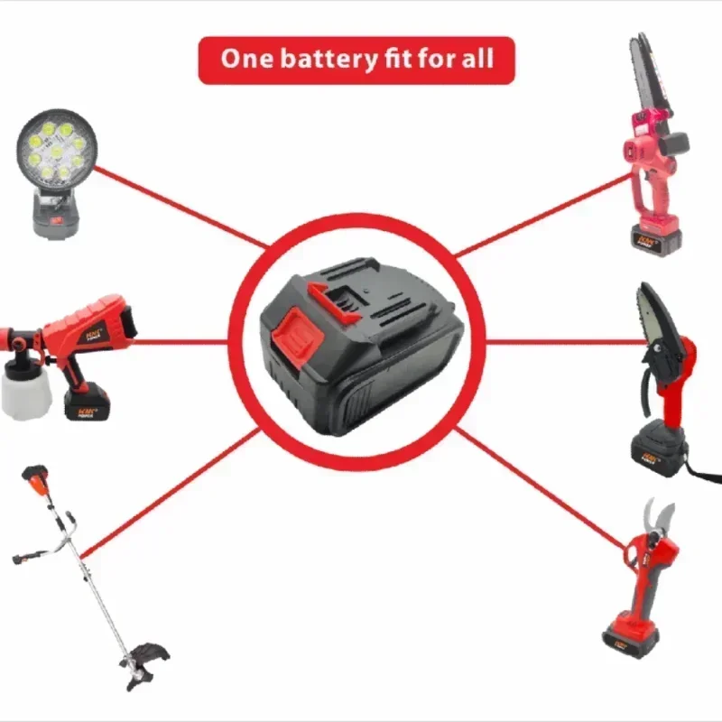 18V Rechargeable Lithium Ion Battery Cordless Electric Power Tool Battery For Makita 18V 21V Power Tool Replacement Battery