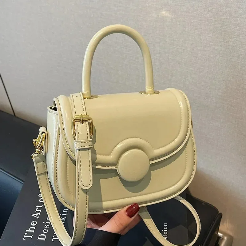 

Модная мини-седло, компактная сумка-мессенджер во французском стиле с изысканными деталями, универсальная сумка через плечо для повседневного использования