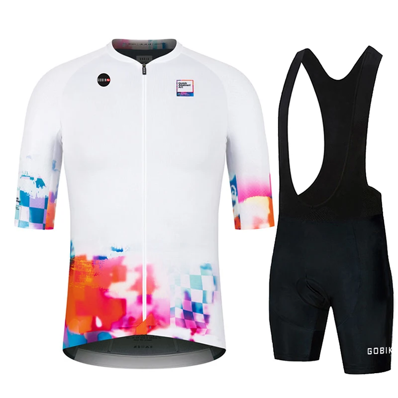 

2023 Gobikful Summer Cycling Jersey Set Men Short Sleeve Breathable MTB Bike Cycling Clothing Maillot Ropa Ciclismo Uniform Kit