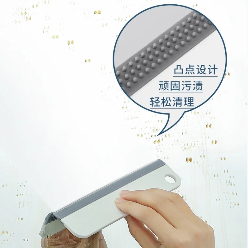 فرشاة تنظيف زجاج شاومي ، مرآة ، على الوجهين ، مطاط ناعم ، تناسب سلس ، بلاستيك ، تعليق متين ، بدون علامات ، لوازم تنظيف ، ميل