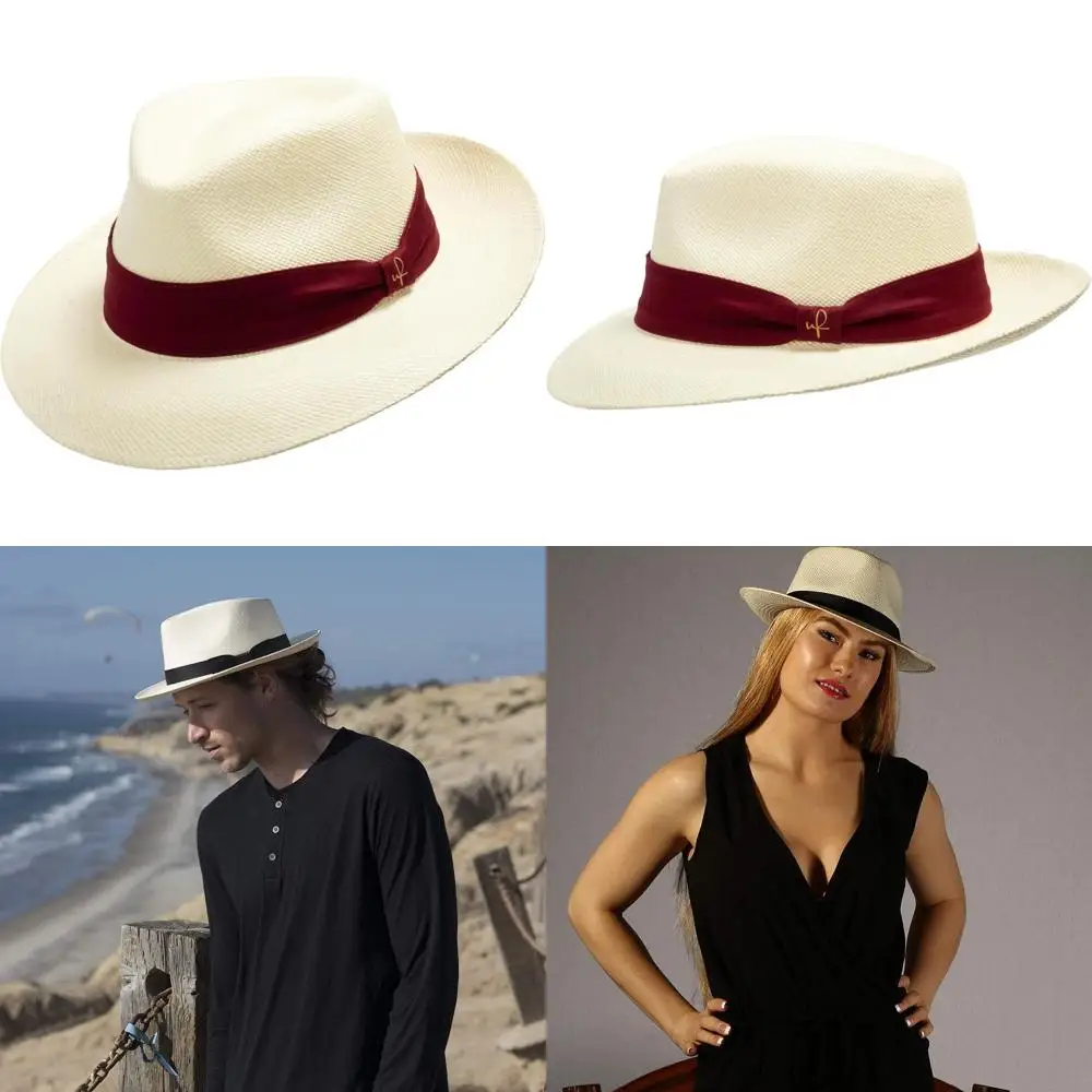 

Классическая легкая соломенная шляпа-панама, ретро-стиль, подлинное качество для летней одежды