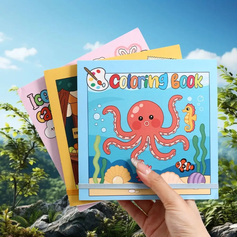 الإبداعية المسيل للدموع الصفحات الداخلية تلوين كتاب لغز مونتيسوري رسم تلوين كتاب صور رسومات الشعار المدرسية مكتب المدرسة #4