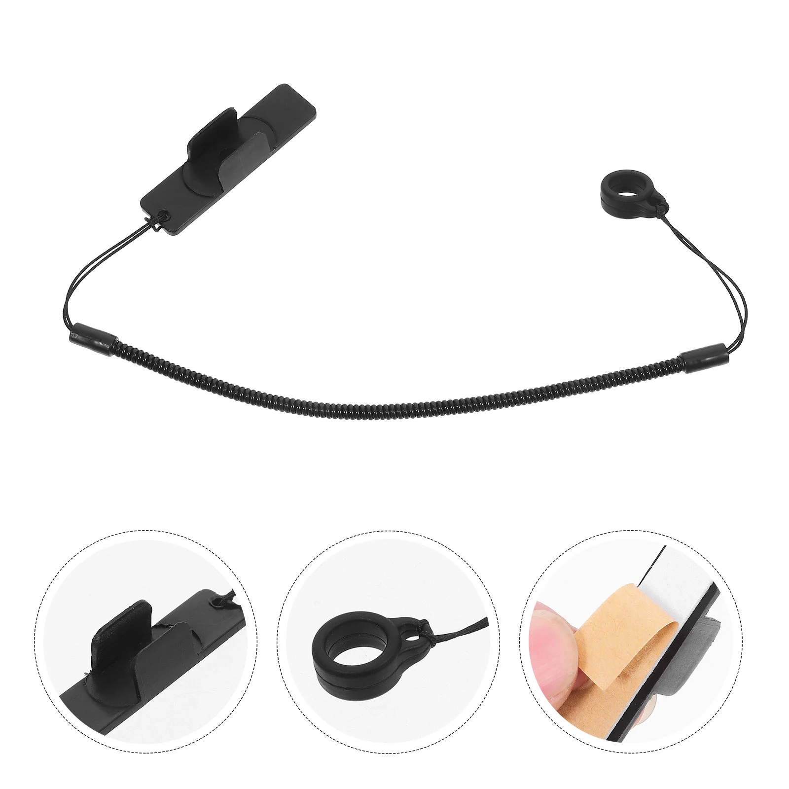 

5Pcs Retractable Pen Leash for Stylus Holder 12 Inch Elastic Coil Spring Tether Strap Drawing Tablet Writing Tool Organizer