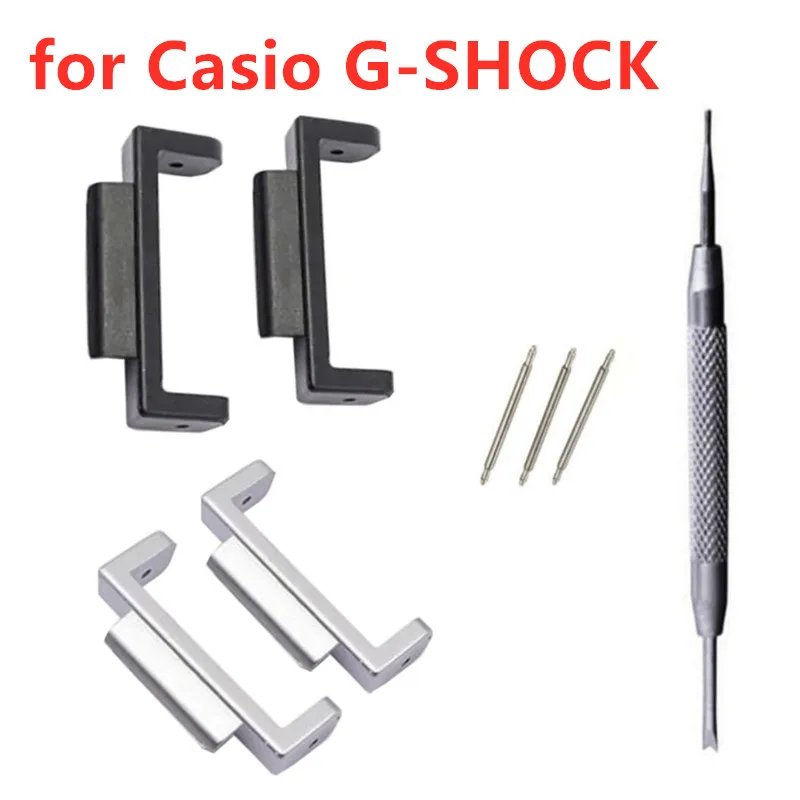 16mm to 22mm ABS Connector Adapter for Casio G-SHOCK GA-110/100/120 GD-100/110/120 DW-5600 5610 GW-M5610 strap Refit Accessories