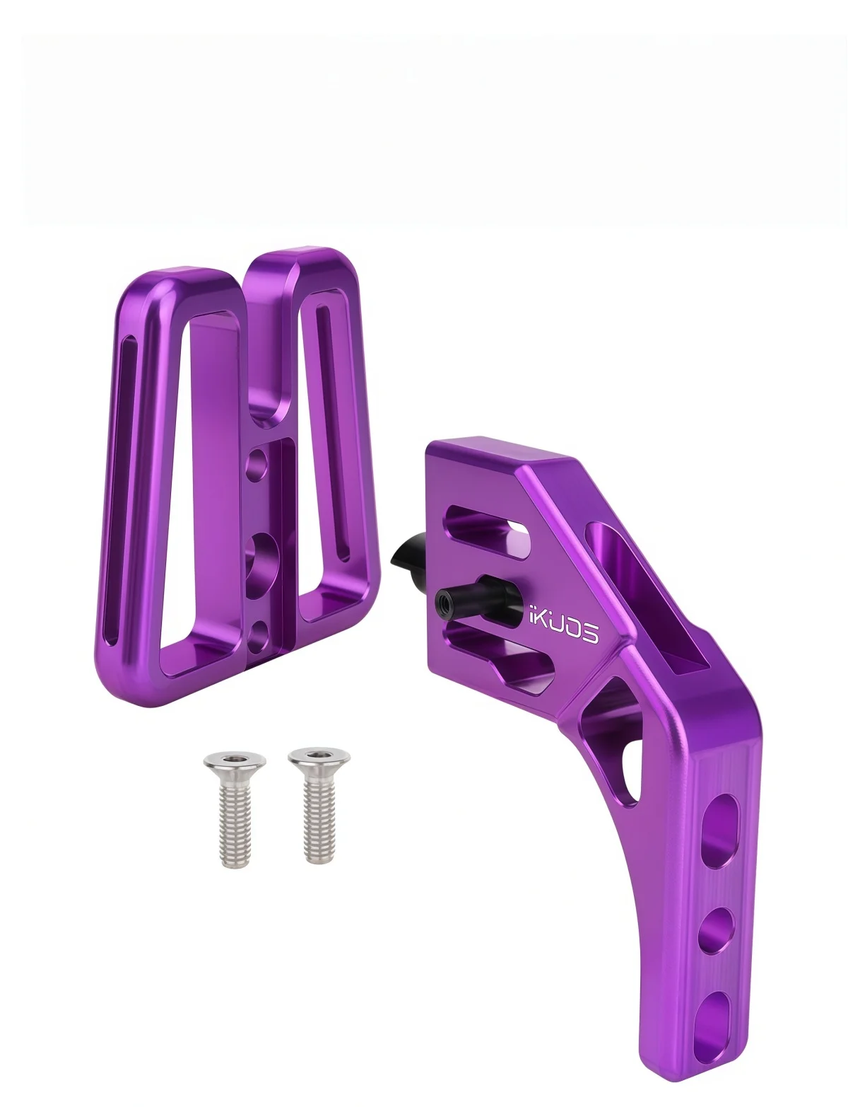 IKUOS PNS03 Erhöhter vorderer Gepäckträgeradapter für Dahon/Brompton/JAVA Neo Falträder – CNC-Aluminium mit integriertem Schnellverschluss – Detail 7