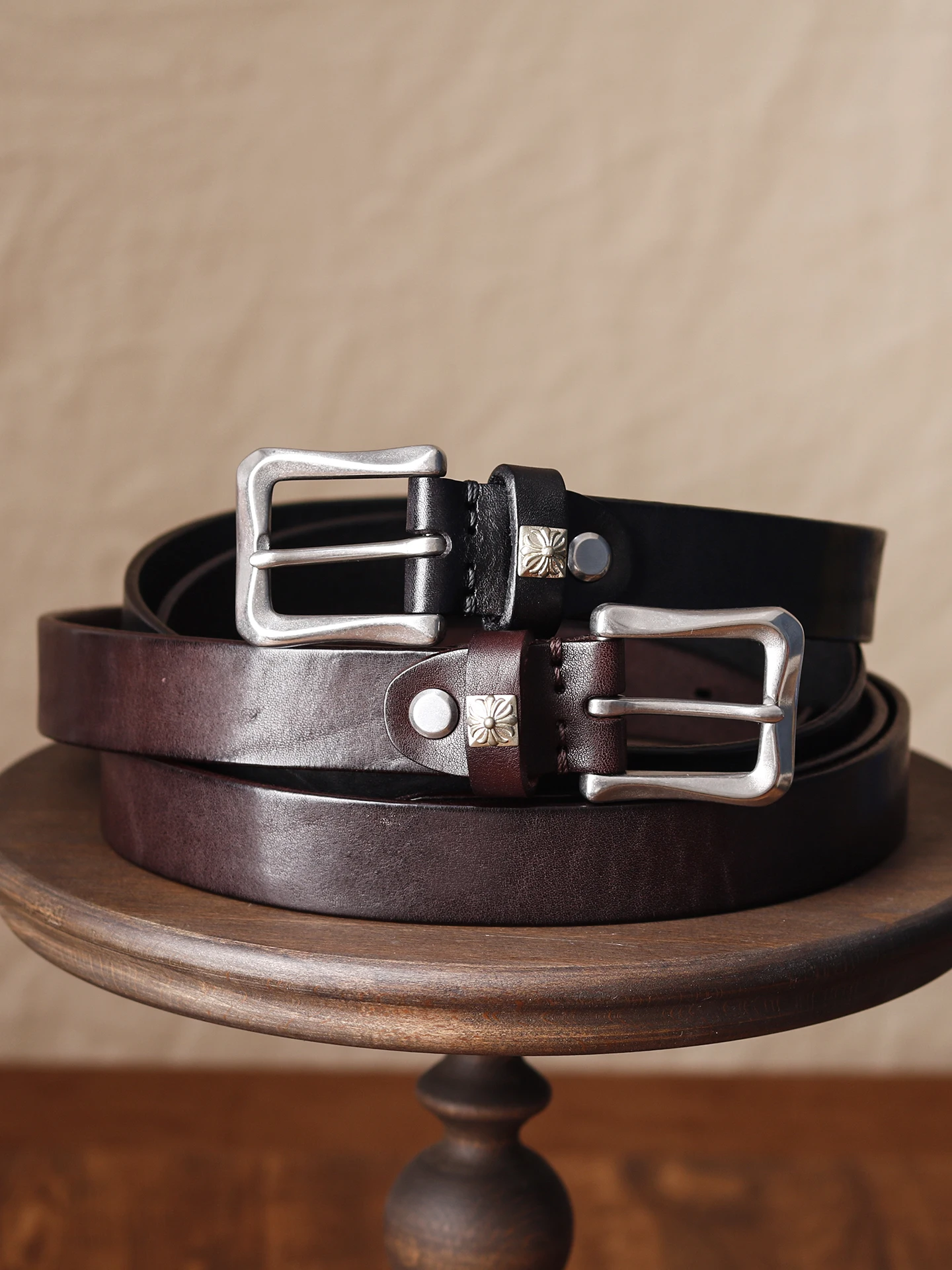handmade-casual-versatile-leather-belt-dark-retro-steel-buckle-unisex-genuine-leather-jeans-waist-belt-trendy-chinese-manufac