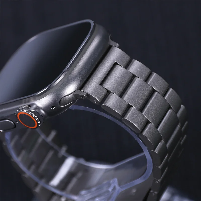 Stainless Steel Strap For Apple Watch Band 45mm Ultra 49mm 41mm 40mm 44mm Strap Metal Bracelet For Iwatch 46mm 42mm Series 10 9