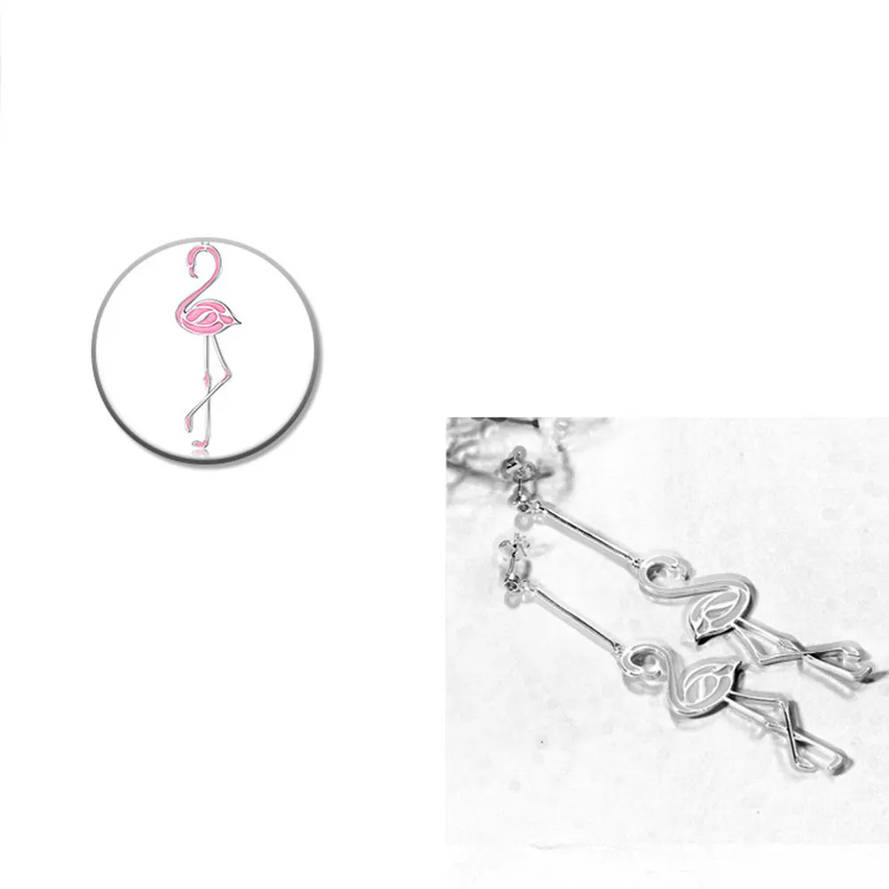 

women flamingo earrings women pierced earrings earrings for women romantic earings flamingo earrings jewelry