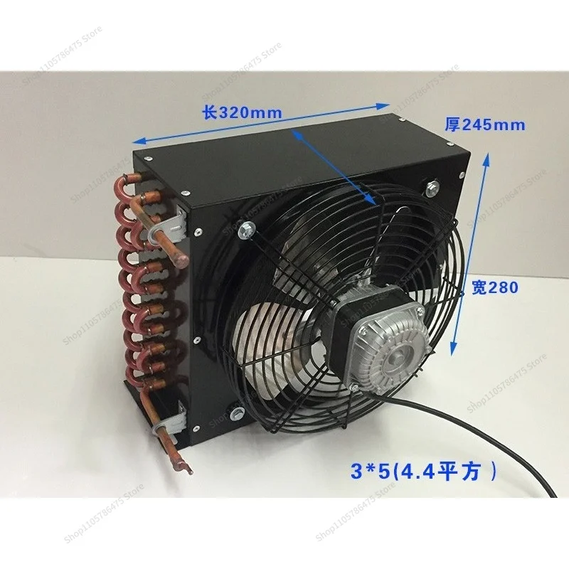 FOR Condenser Copper Tube Cold Storage Refrigerator Freezer Water-cooled Cake Cabinet 1 Horse 1.5 Horse Oil Radiator Ice Machine