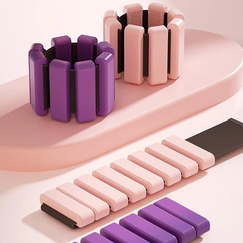 Handgelenkgewichte Armband verstellbar Fitness Silikon Knöchelgewichte Riemen Outdoor Yoga gewichtete Armbänder