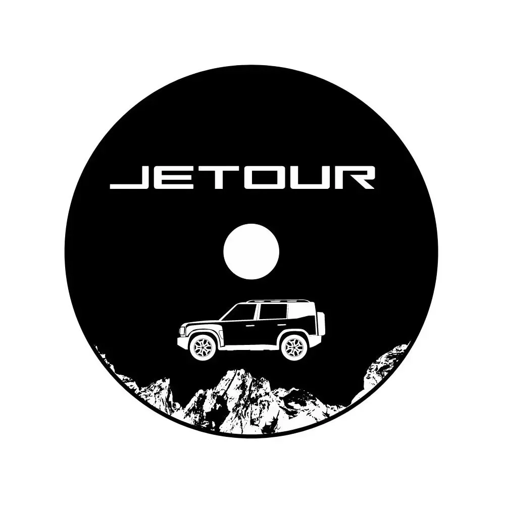 For Jetour Traveller 2023 2024 Jetour T2 Car Off-road Spare Tire Cover Thickened Faux Leather Decorative Cover