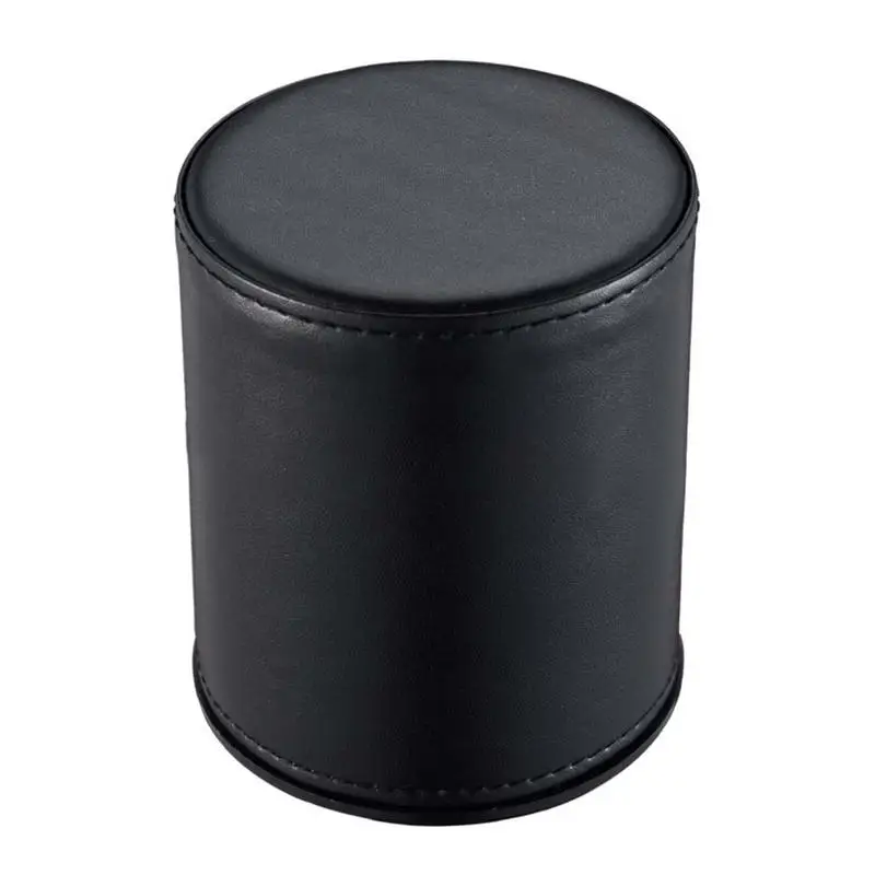 Faux Leather Flannel Dice Cup Bar KTV Entertainment Dice Cup Club Party Family Game Accessories Without Tray Or Dice
