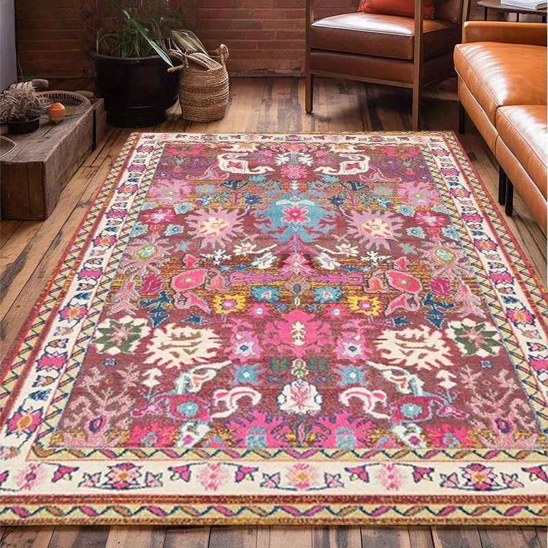 

Nordic Moroccan Area Large Carpet Bedroom Living Room Dirt Resistant Carpet Bohemian National Style Home Decor