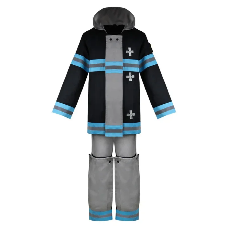 أزياء إن نو شوبوتاي فورس شينرا كوساكابي آرثر بويل التأثيرية لواء الإطفاء زي سترة معطف السراويل MN1