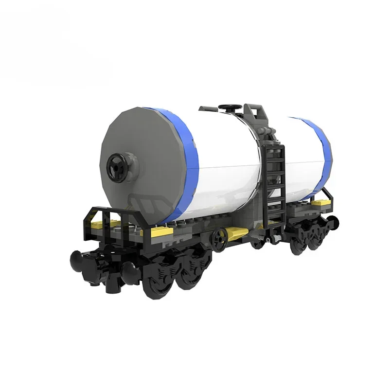 Tanker Wagon importer décennie ks Compatible D B Tous les types de train Vapeur Lomatéritive Briques Modèle MOC-23263 DIY Enfants Puzzle Jouets Cadeau