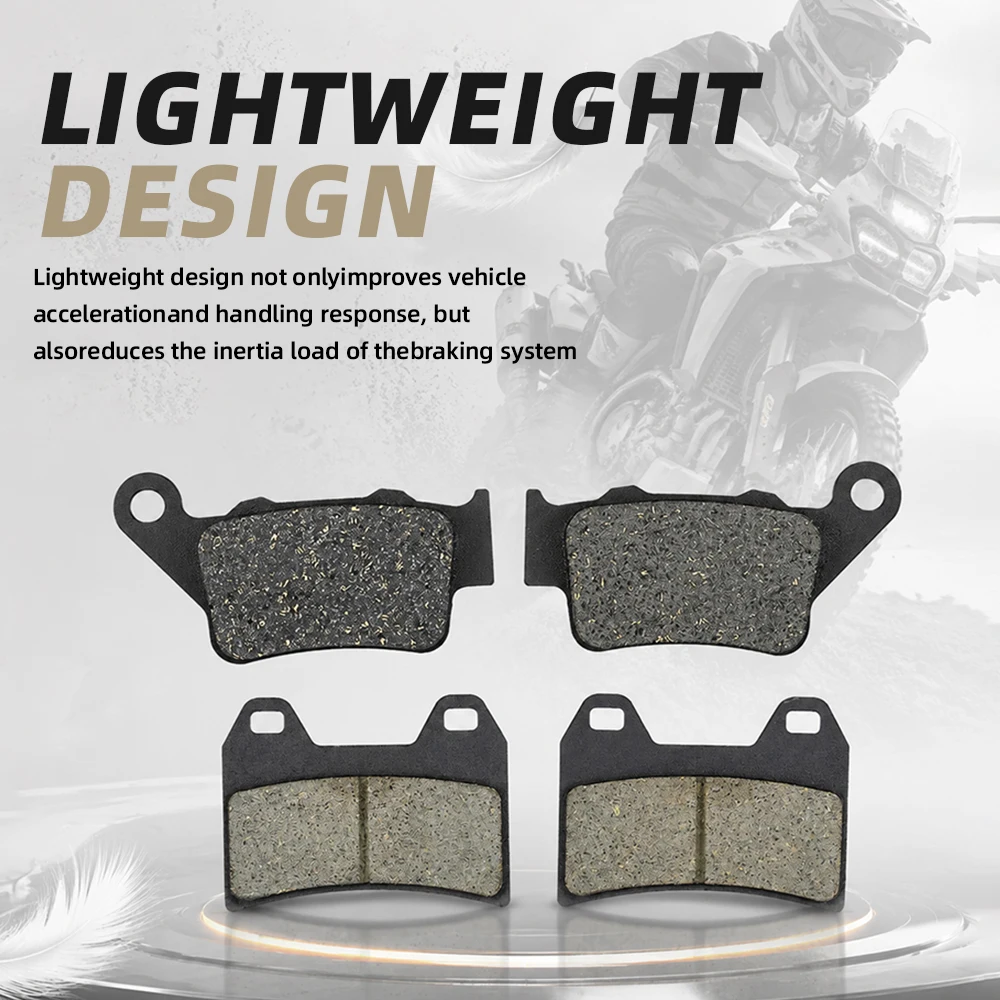 For CFMOTO 450MT Front Brake Pads Rear Pad Disc Brake Pads Add Graphite Motorcycles Accessories ADV Motorcycle Part Durable view 3