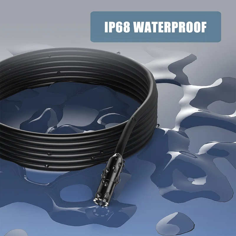 Industrial Endoscope HD960P Wired Camera Direct Connect with IPhone Ipad 8MM5.5.MM Pipe Inspection Borescope IP68 Waterproof LED image 6