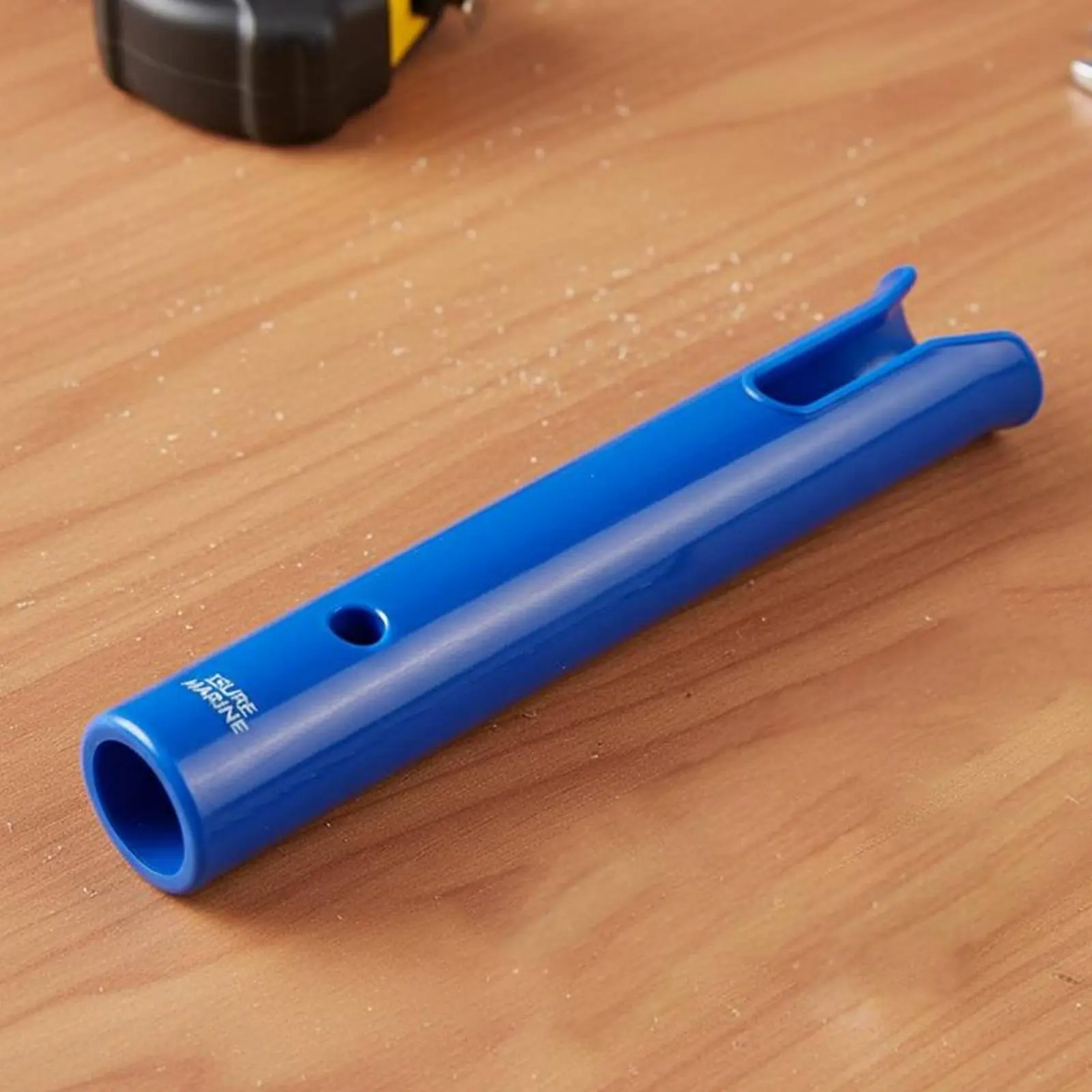 

Single Tube Rod Holder Easy Installation Plastic Boat Rod Tube Upright Fishing Pole Holder Lightweight for Anglers