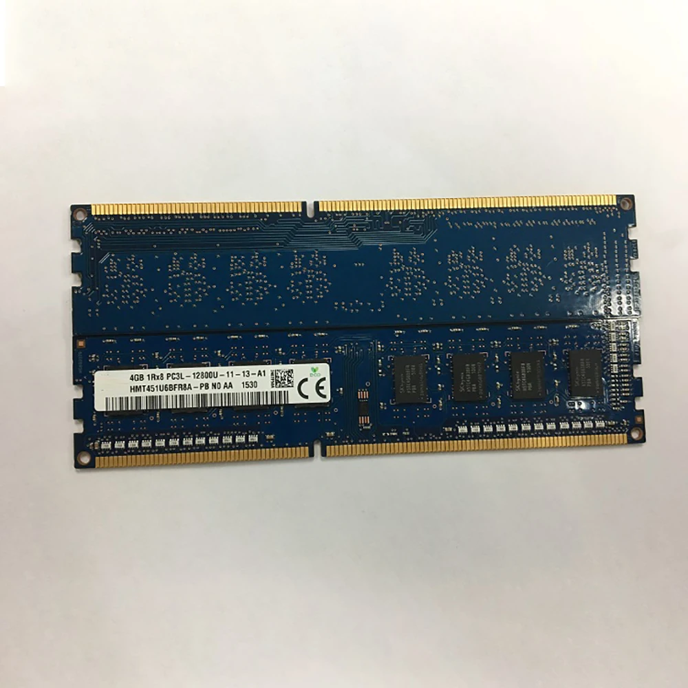 2/pcs For SKhynix Desktop Memory 4G 1RX8 PC3L-12800U DDR3 HMT451U6BFR8A-PB