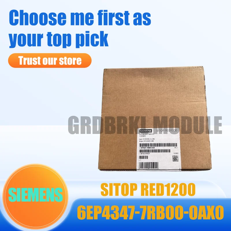 

NEW Original SIEMENS 6EP4347-7RB00-0AX0 SITOP RED1200 Redundancy Module