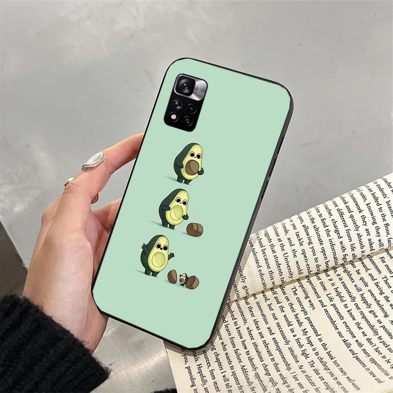 Phone Case for Xiaomi Redmi note 13 12S 12 Pro 11S 11 10 Pro 10S 12S Redmi 10 10C 9C 13C  Avocado Fruit Case