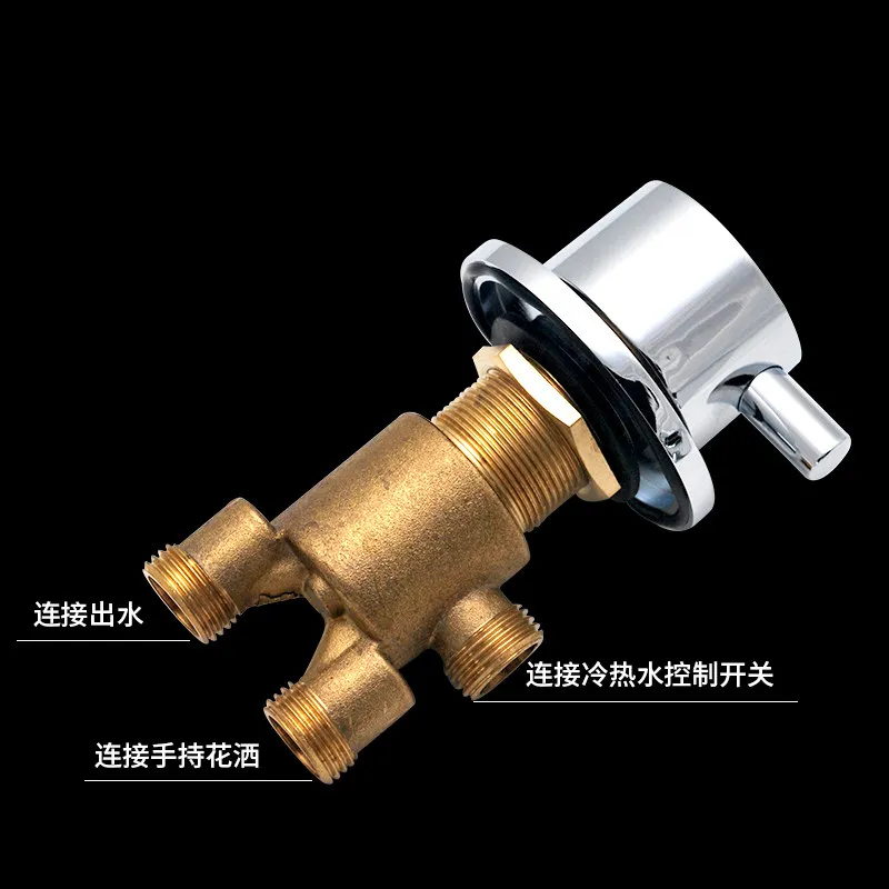 1 in 2 out bathtub valve set , bathroom separator for tap and sprinkler , shower room faucet switch