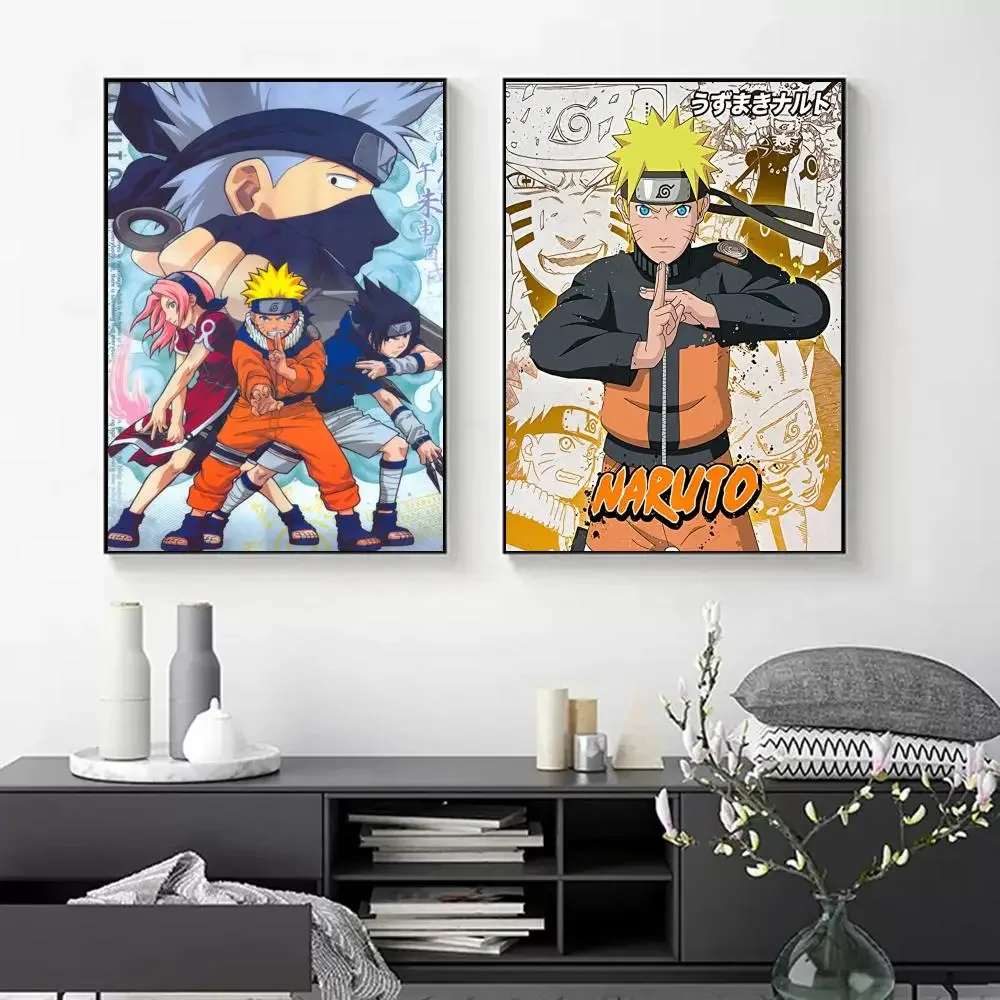 1pc Naruto Uzumaki Naruto  Poster Paper Print Home Bedroom Entrance Bar Cafe Art Painting Decoration