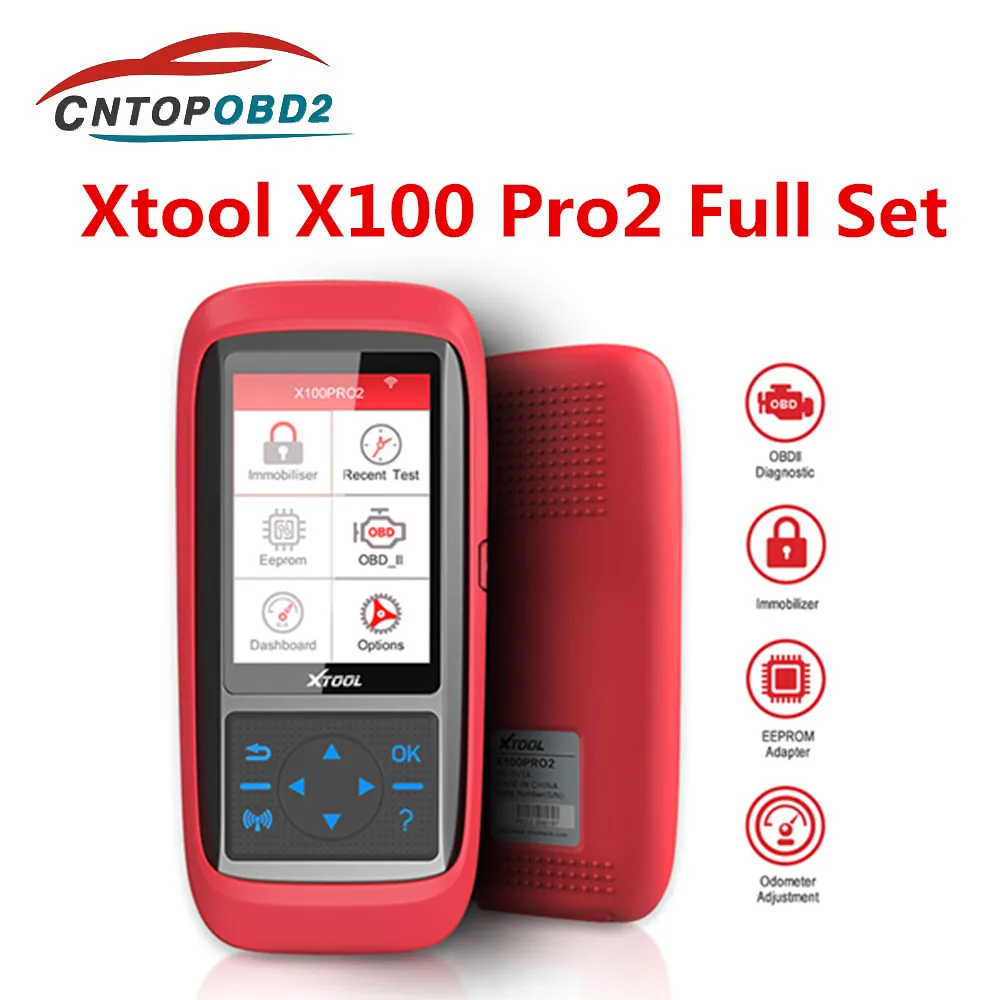 

Online Update XTOOL X100 Pro2 Key Programmer IMMO OBD2 Diagnostic Automotive Scanner with EEPROM Adapter Code Reader Scanner