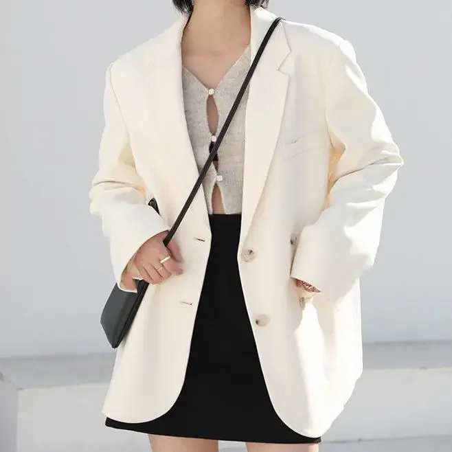 Blazer Wanita Musim Panas, Setelan Wanita, Atasan Lipit Belahan, Tampilan Pesta, Model Bandage, Tekstur Kain Kasar, Laris Manis, Gaya Harajuku
