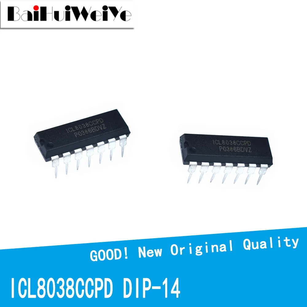 1PCS/LOT ICL8038CCPD ICL8038 8038CCPD Precision Waveform Generator Voltage Controlled Oscillator DIP-14 New Good Quality Chipset