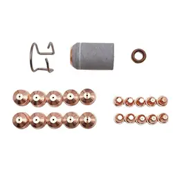Kit de consumibles para antorcha de Plasma A141, protector de punta de boquilla de electrodo PR0101 PD0101 PC0101 PE0101 CV0011 compatible con BRIMA CUT-120