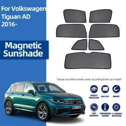 For Volkswagen VW Tiguan AD 2016-2023 Magnetic Car Sunshade Shield Front Windshield Rear Side Window Sun Shade Visor Curtain