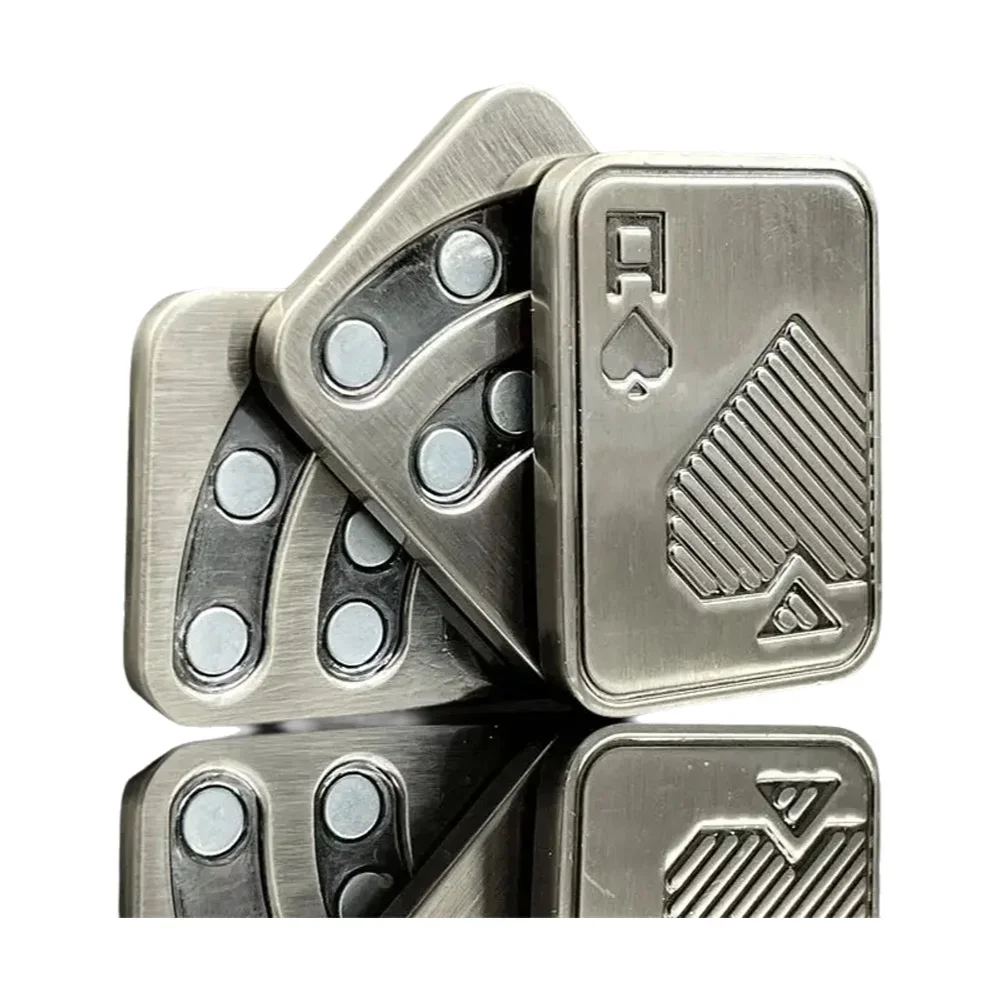 

Трехслойный металлический фиджет-слайдер A/K, игрушка для снятия стресса, инструмент для СДВГ, EDC-гаджет для взрослых, магнитная игрушка-антистресс, подарок