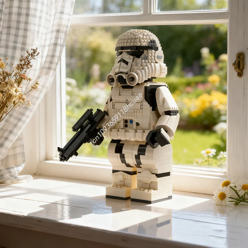 

1571pcs MOC Storm Trooper Mega Figure Fits Official Model Building Blocks Christmas Gifts DIY Toys Idea Education Brick Kids