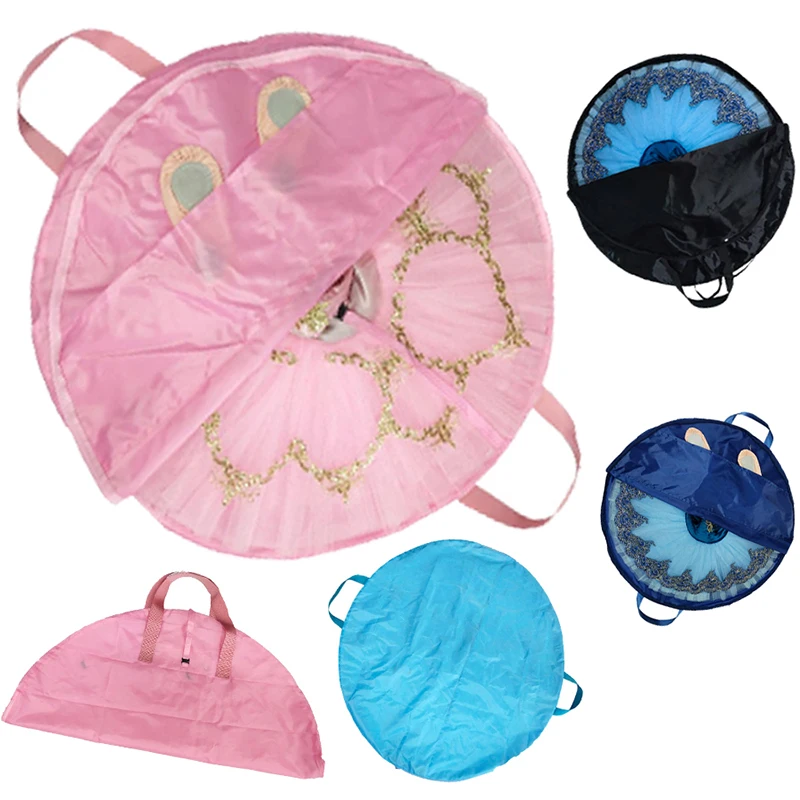 Professional Ballet Tutu Bag Pink For Sale Black,Navy blue,pale blue Colors Waterproof Tutus Bag Competition Flodable Tutu Bags
