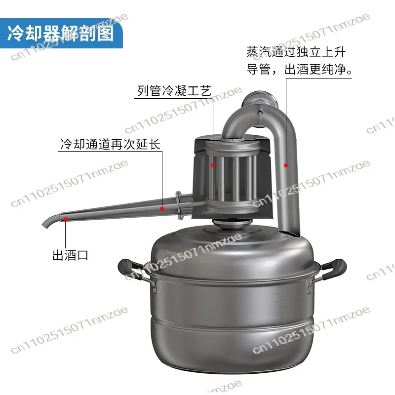 10L Lab Distilled Water Machine, Electric Water Distiller Distillation Apparatus Water Purification Equipment