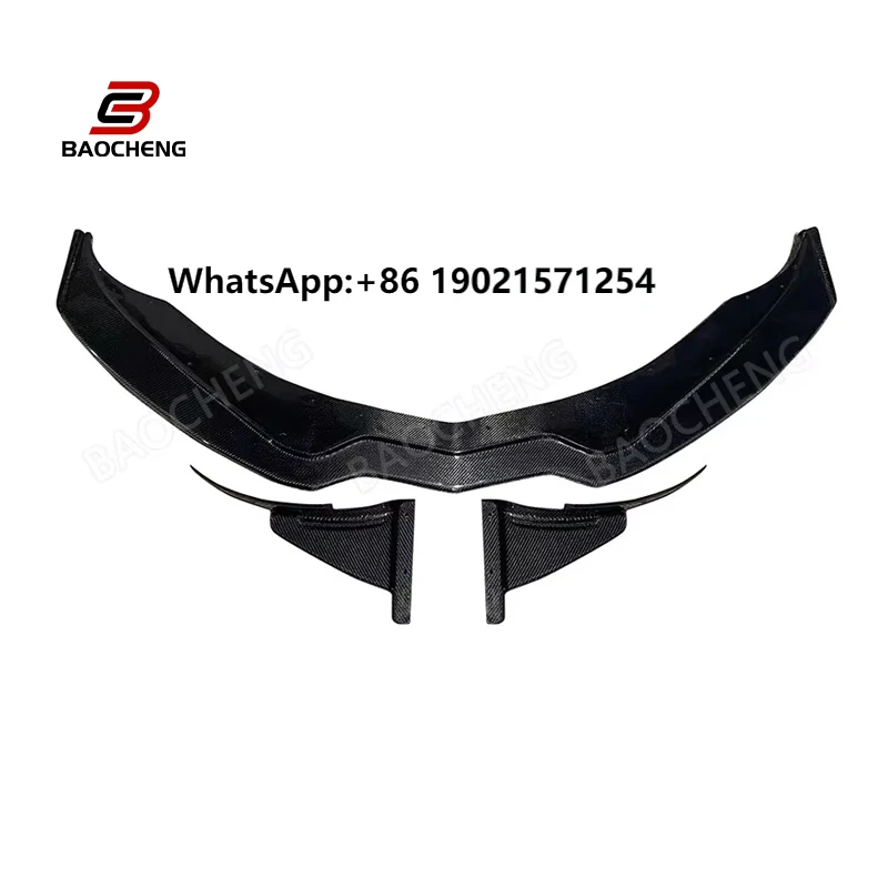 

For Chevrolet Corvette C7 2014-2016 Retrofitted Front Bumper Lip Carbon Fiber Spoiler Trim Auto Accessories Car Automatic