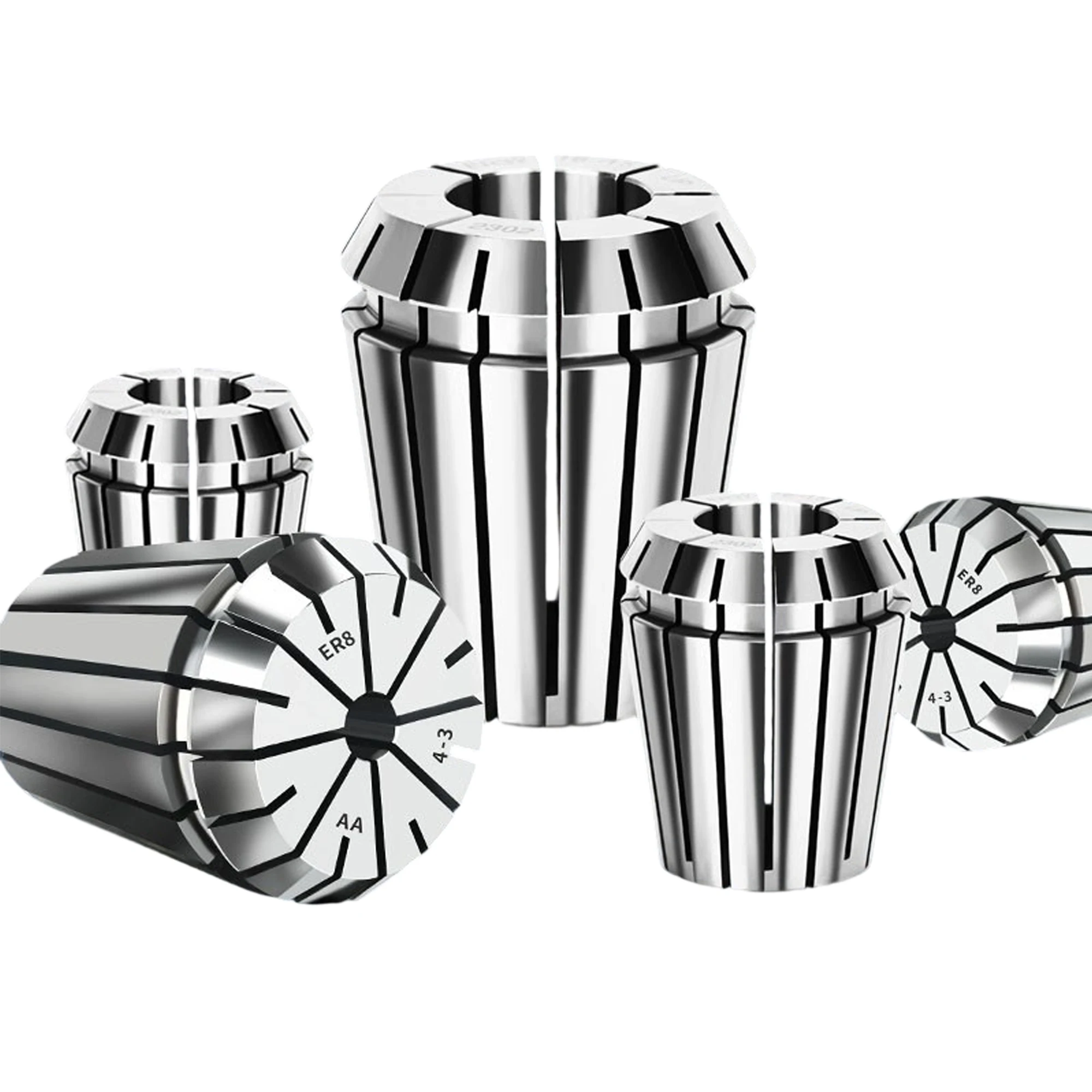 ER8 콜렛 척 AA 0.008mm ER8 콜렛 세트 1mm-6mm 3.175mm ER 콜렛 척 CNC 밀링 머신 선반 도구
