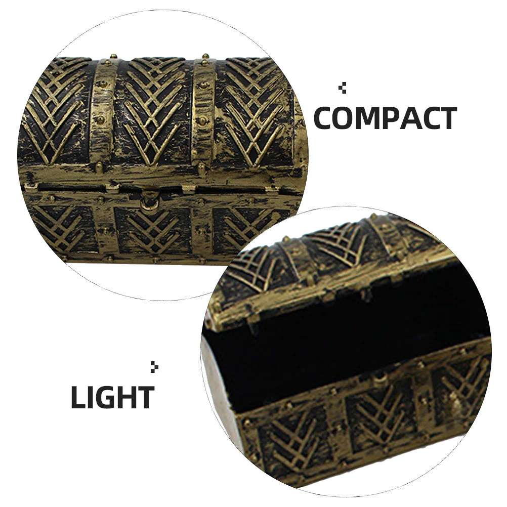 Kids Treasure Chest Pirate Box Duurzaam Materiaal voor Verjaardagscadeau Avontuur Spelen Sieraden Opslag Kids Party Favor