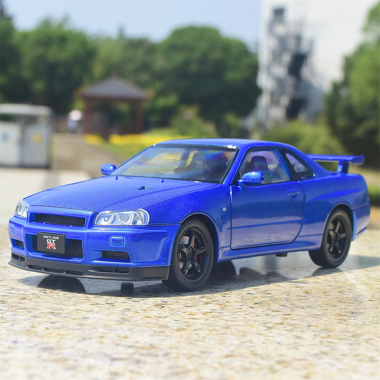 

1:24gtr-r34 Model Car Interior Ornaments Car Decorations Accessories Mouldings Decor Automobiles Parts