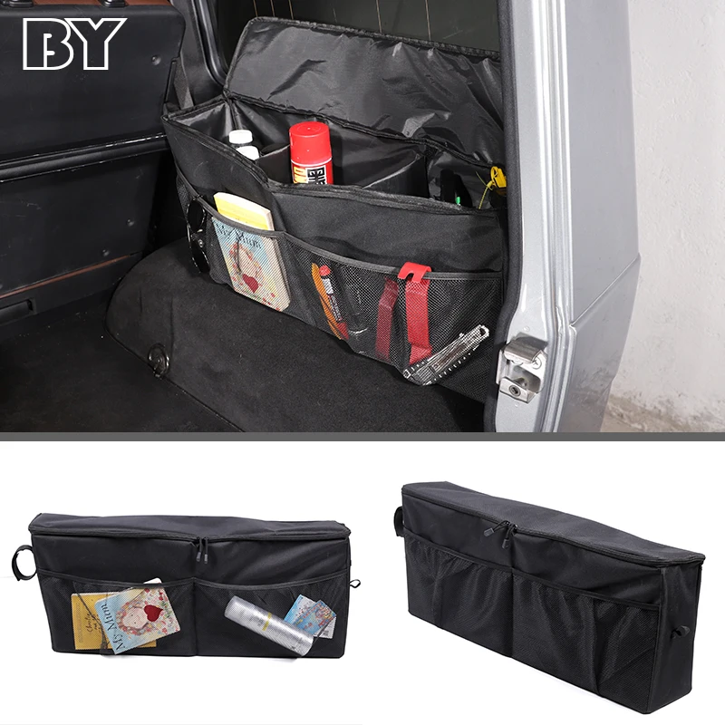 Car Trunk Storage Bag High Capacity Auto Boot Back Oxford Cloth Organizers Accessories For Mercedes Benz G Class W463 2004-2018