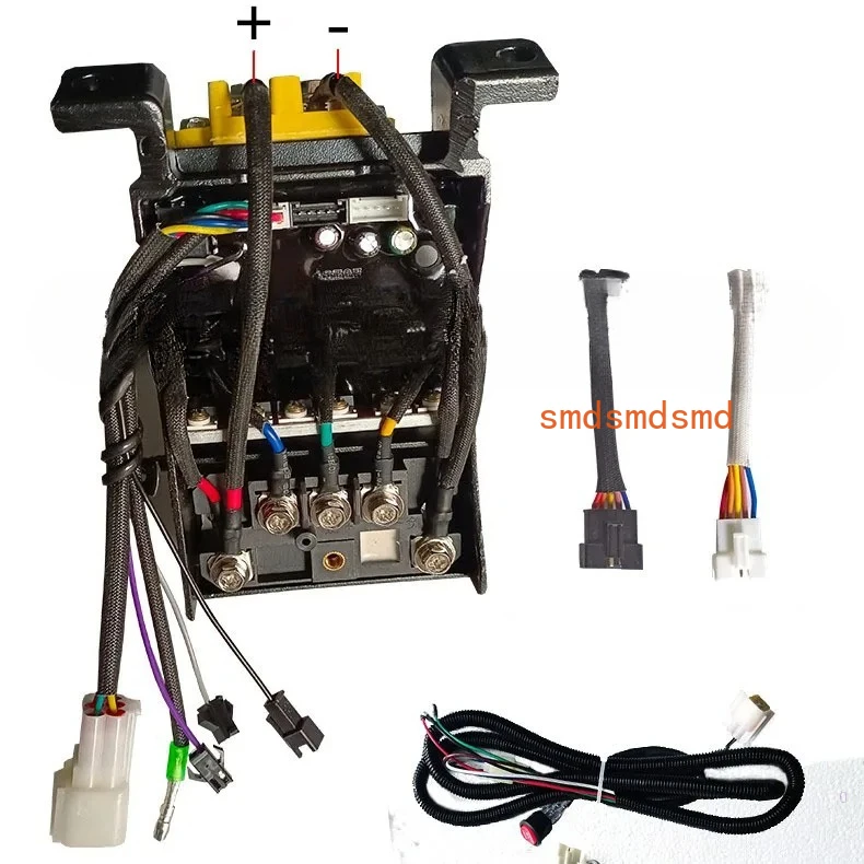 48V 60V 72V range extender controller, dual stepper, frequency conversion, integrated, automatic damper, automatic throttle