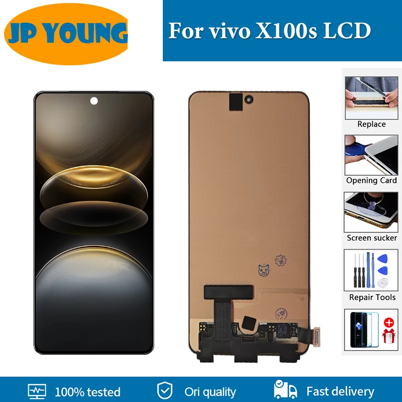 6.78'' AMOLED For vivo X100s LCD Display V2359A Touch Screen Digitizer Assembly For vivo X100s Display Replacement Parts