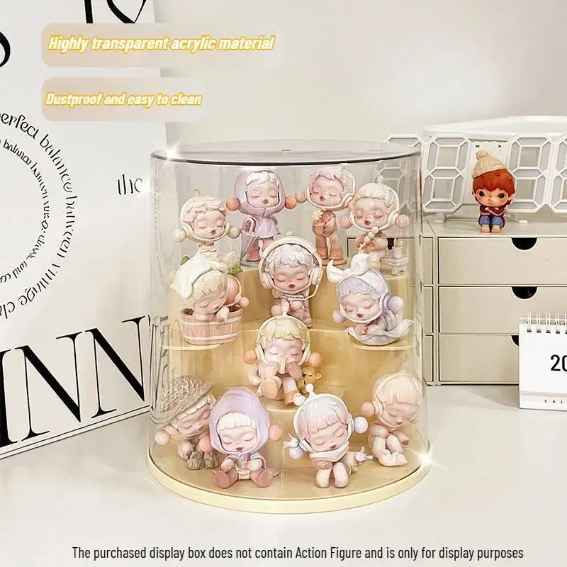 

Acrylic Storage Case Action Figure Clear Dustproof Organizer For Figures Stackable Blind Box Stepped Display