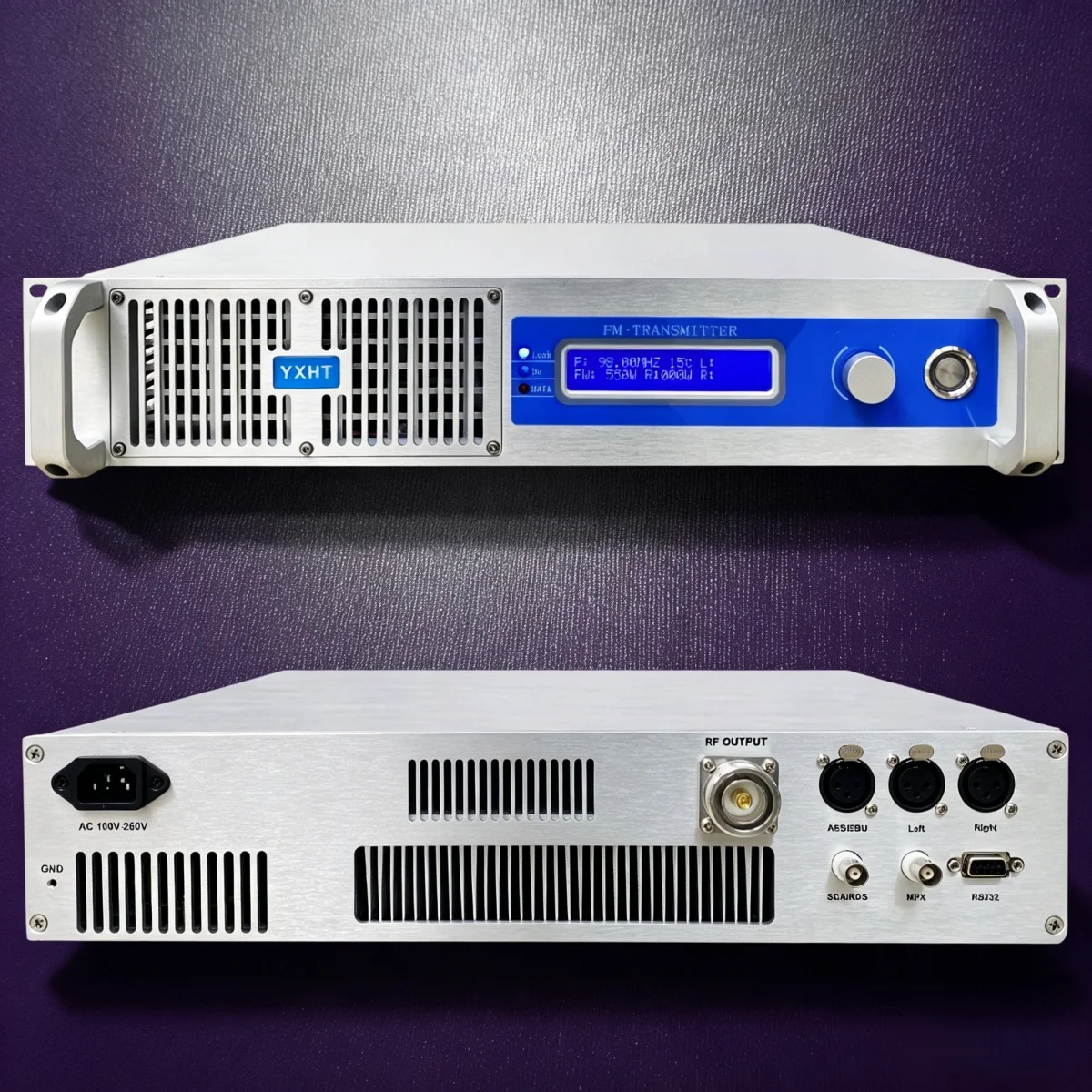 

HQ- Community YXHT-1, 600W FM Transmitter, Mall Background Music, RF Power Amp High SNR, Professional Grade