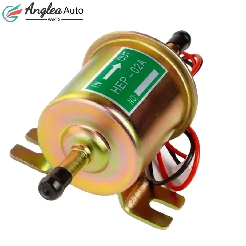 12V HEP02A HEP-02A Universal Inline Low Pressure Electric Fuel Pump Diesel Fuel Pump Inline Low Pressure for car Motorcycle