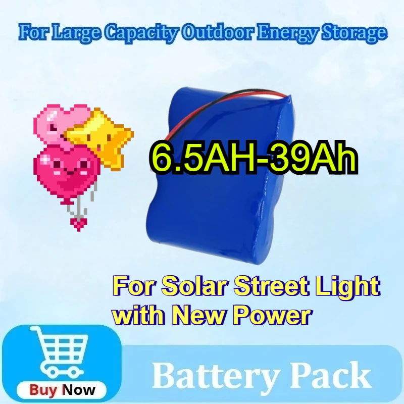 

32650 Lithium Iron Phosphate Battery Solar Street Light with New Power and Large Capacity Outdoor Energy Storage Battery Pack