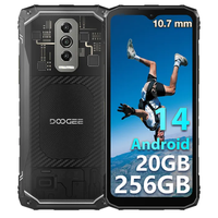 DOOGEE Blade 10 Ultra 20GB(8+12) 256GB Smartphone 50MP 6.56'' Display 10.7mm thin Rugged Cellphone 5150mAh NFC Android 14