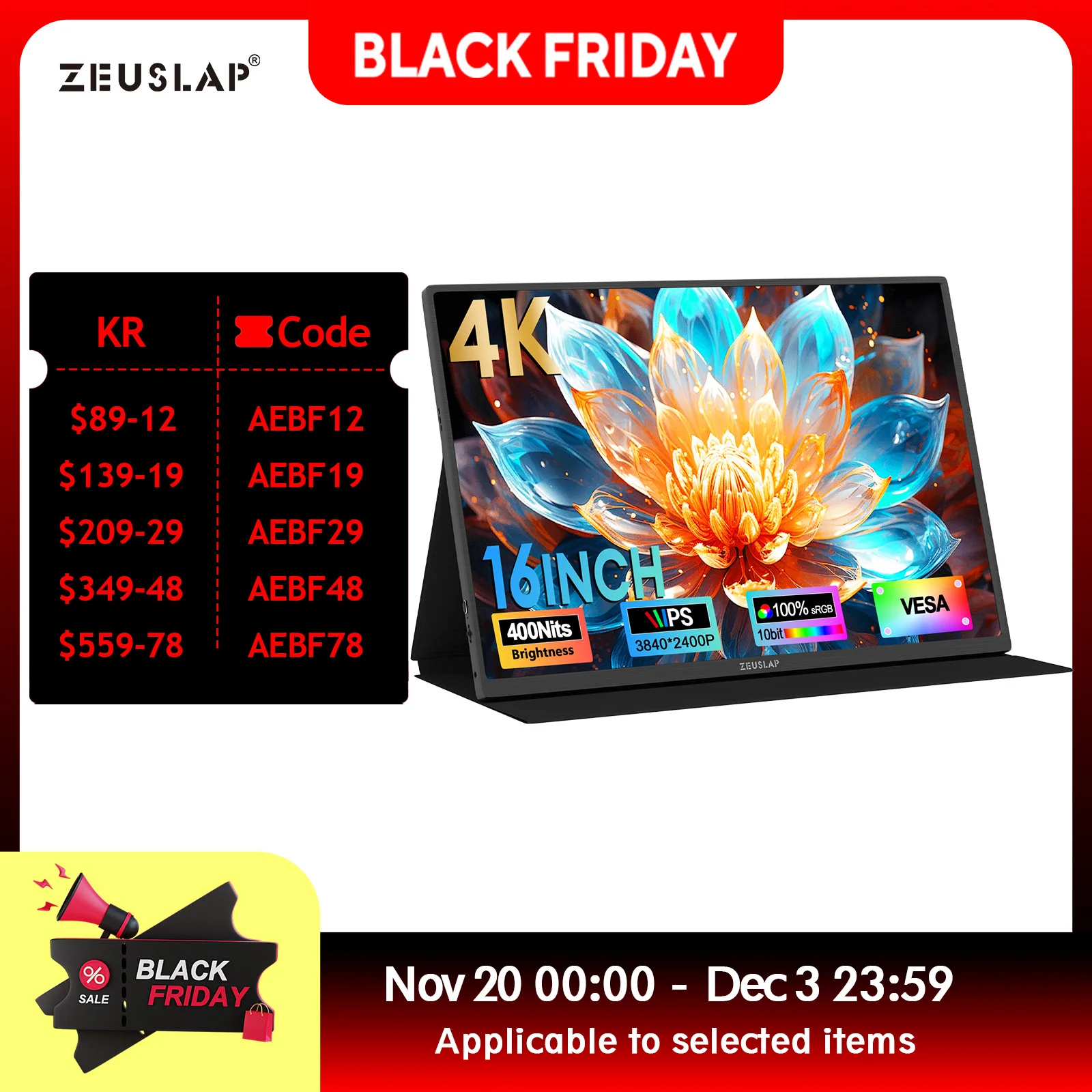 yZ[zZEUSLAP-Z16K 16C` 4K |[^uj^[ 3840x2400 100% DCI-P3 Thunderbolt USB-C HDMIΉ X}zAPS5Am[gp\RpZJhXN[